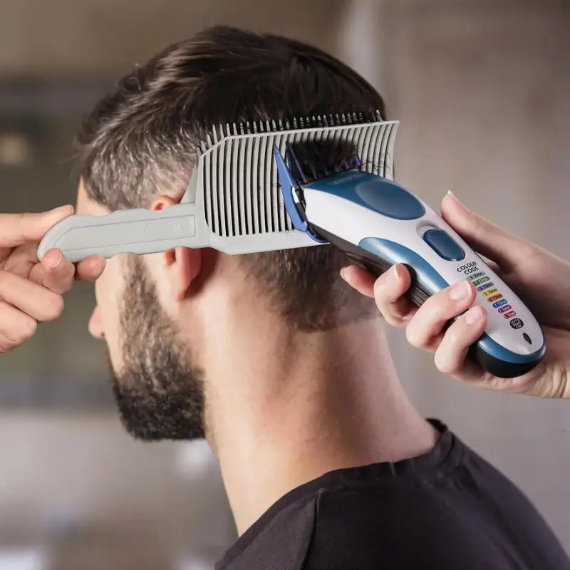 Hair Cutting Guide Comb Kit Adjustable Silicone Band Precision Guides Heatless Haircut Tool Set