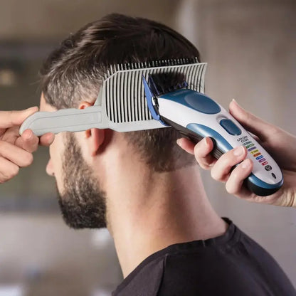 Hair Cutting Guide Comb Kit Adjustable Silicone Band Precision Guides Heatless Haircut Tool Set