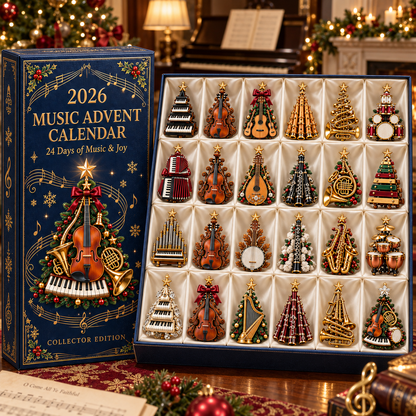 Christmas Music Lovers Advent Calendar 24 Unique Musical Instrument Miniatures Gift