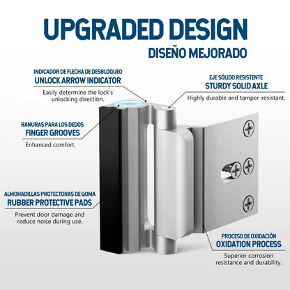 40% OFF Back To School Security Door Hardware – Heavy-Duty Aluminum Anti-Theft Lock Latches & Bolts