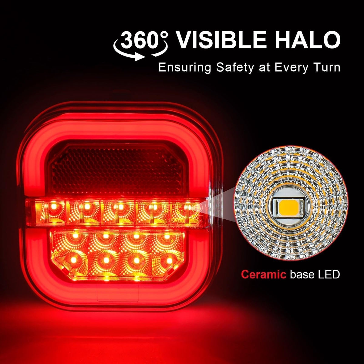 🚘CAR LED TRAILER LIGHTS 🚨
