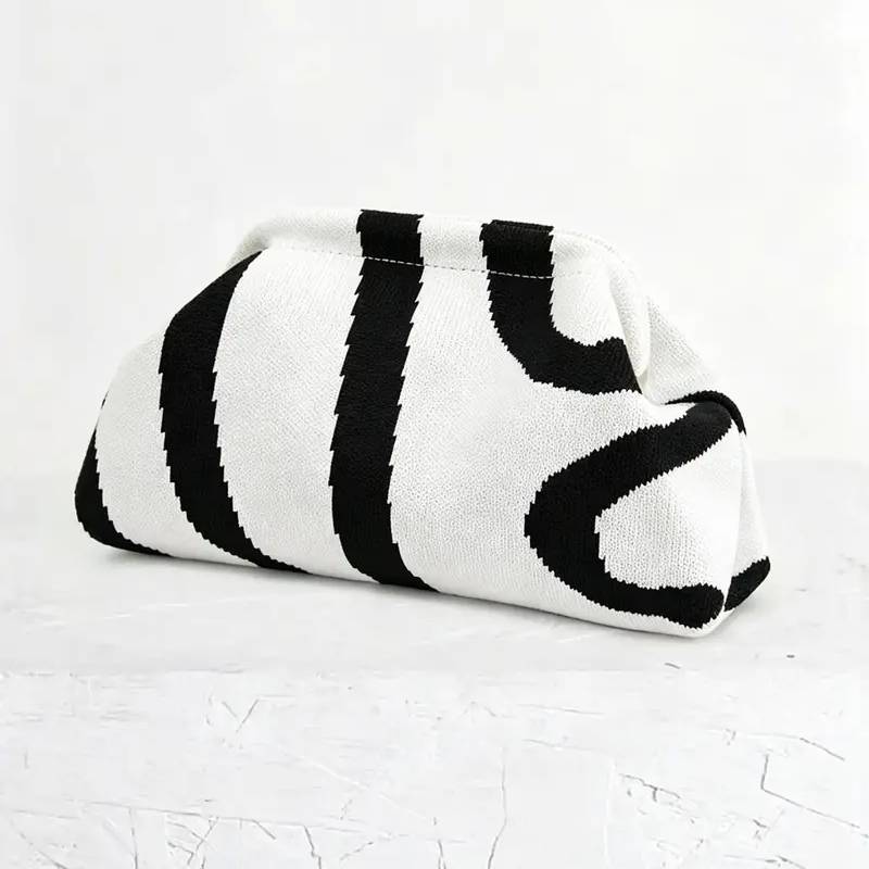 Fall Winter Retro Texture Cloud Bag Women's Handbag