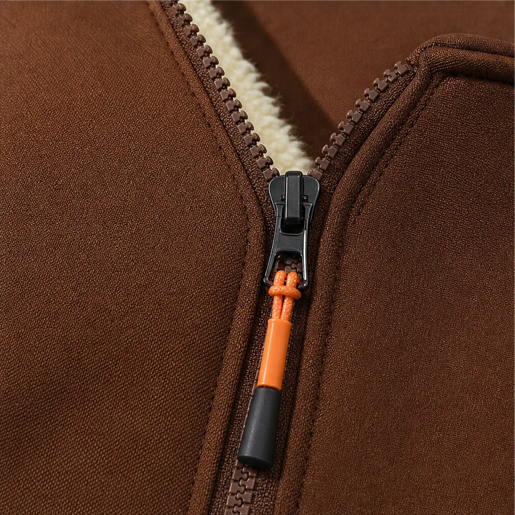 Men's Winter Fleece Lined Warm Vest Sleeveless Full Zip Zippered Pockets