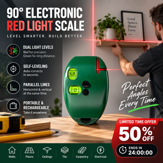 90 Degree Red/Green Light Self-Leveling Laser Level with Parallel Line for Construction Tool