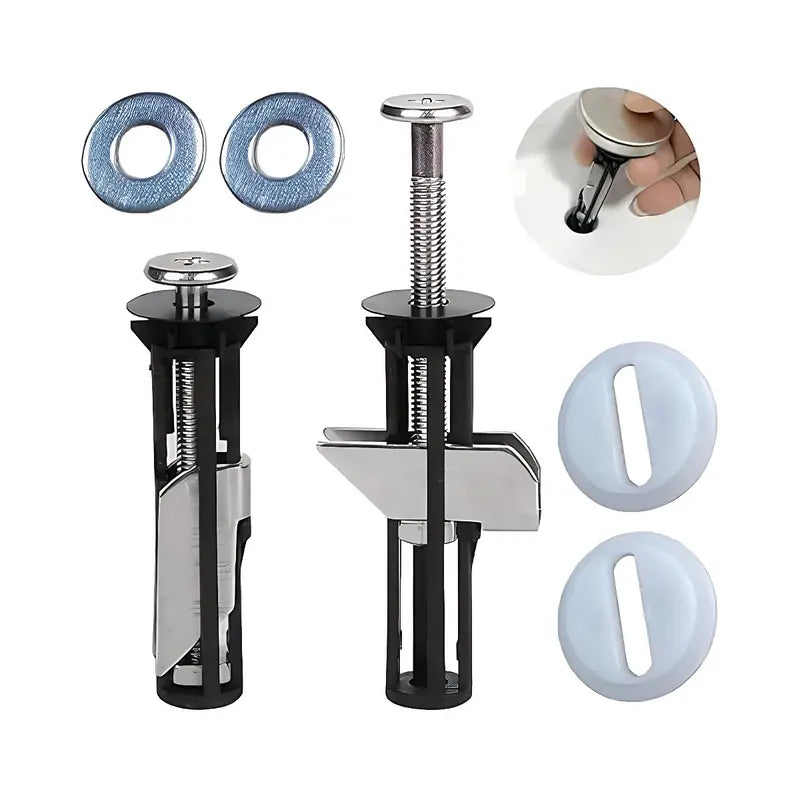 Universal Toilet Seat Bolt Kit Quick Release Easy Install Replacement Maintenance Accessories