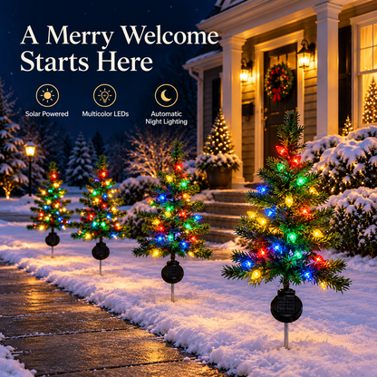 🎄Solar Strawberry LED Christmas Pathway Lights, Multicolor✨