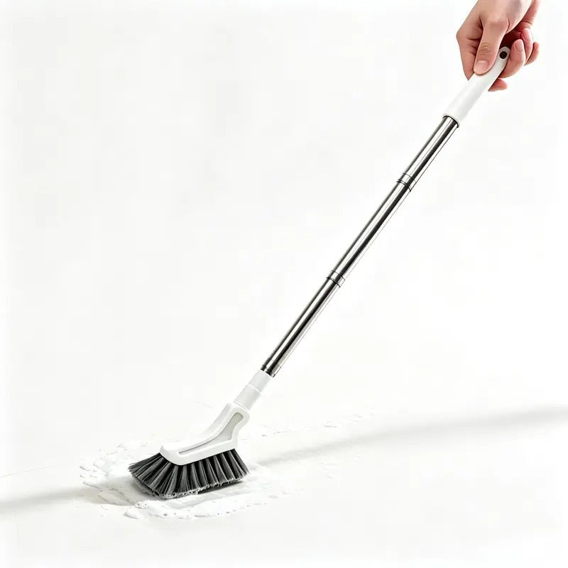 Adjustable Stainless Steel Telescopic Long Handle Crevice Cleaning Brush