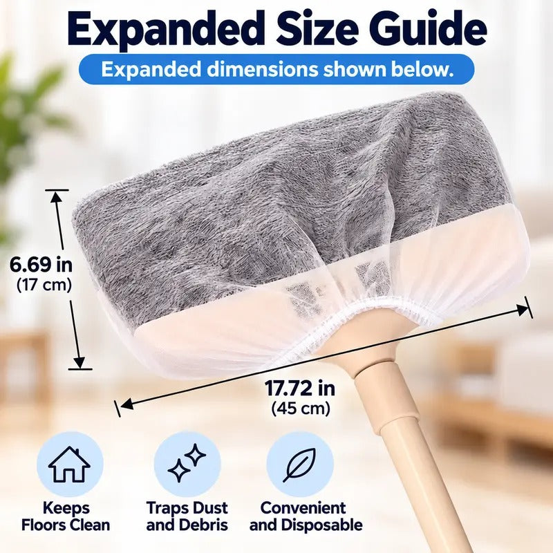 Disposable Static Duster Refill Sheets – Floor & Gap Dust Cleaner