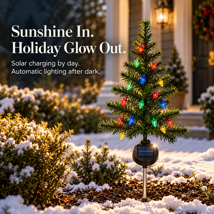 🎄Solar Strawberry LED Christmas Pathway Lights, Multicolor✨