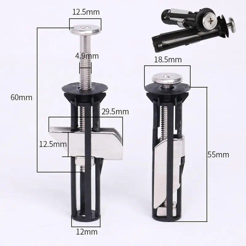 Universal Toilet Seat Bolt Kit Quick Release Easy Install Replacement Maintenance Accessories