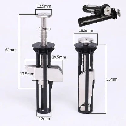 Universal Toilet Seat Bolt Kit Quick Release Easy Install Replacement Maintenance Accessories