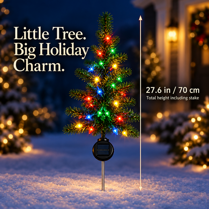 🎄Solar Strawberry LED Christmas Pathway Lights, Multicolor✨