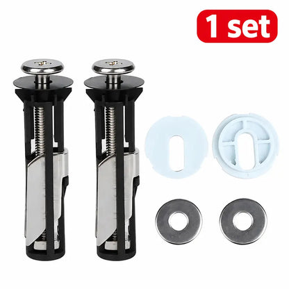 Universal Toilet Seat Bolt Kit Quick Release Easy Install Replacement Maintenance Accessories