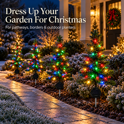 🎄Solar Strawberry LED Christmas Pathway Lights, Multicolor✨