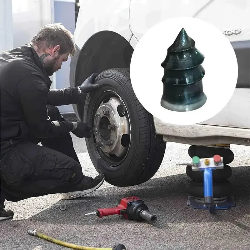 Tire Repair Screws Plugs Vacuum Rubber Nail Kit for Car Motorcycle Truck Tractor