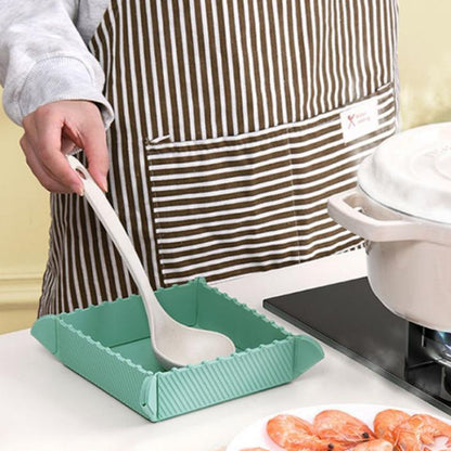 Magnetic Silicone Trivet 🧲 Foldable Pot Mat & Small Kitchen Tray